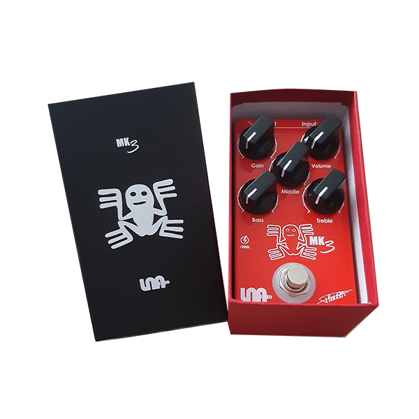 Boite avec couvercle module distortion LNA guitar